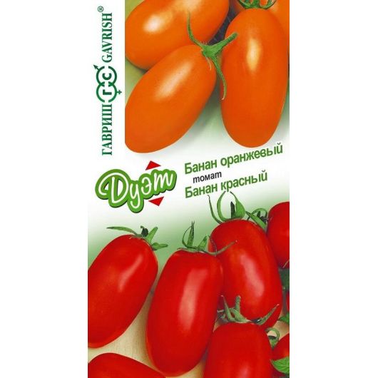 Томат Банан красный 0,05 г+Банан оранжевый 0,05 г автор. серия Дуэт