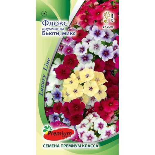 Флокс друммонди Бьюти, микс 0,1 г Премиумсидс
