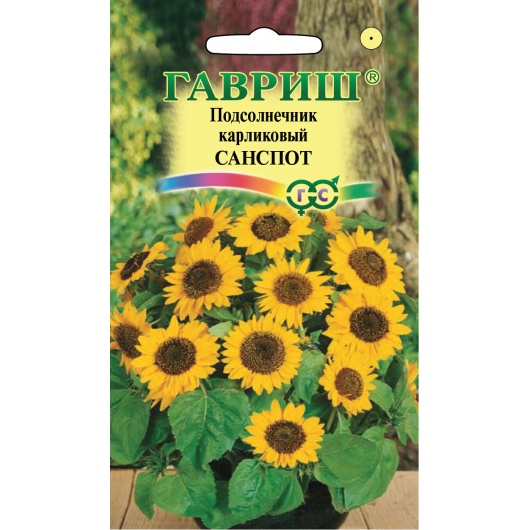 Подсолнечник Санспот (карликовый) 0,5 г