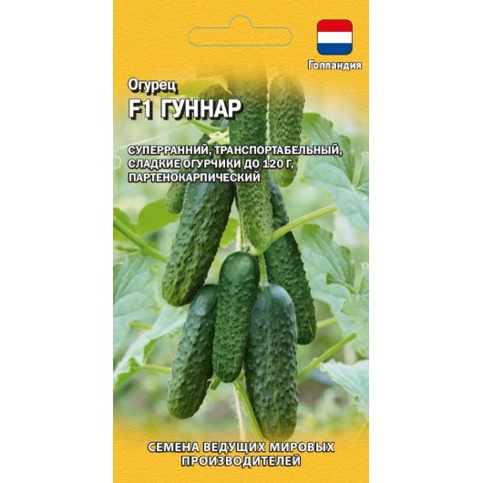 Огурец Гуннар F1 5 шт. (Голландия)