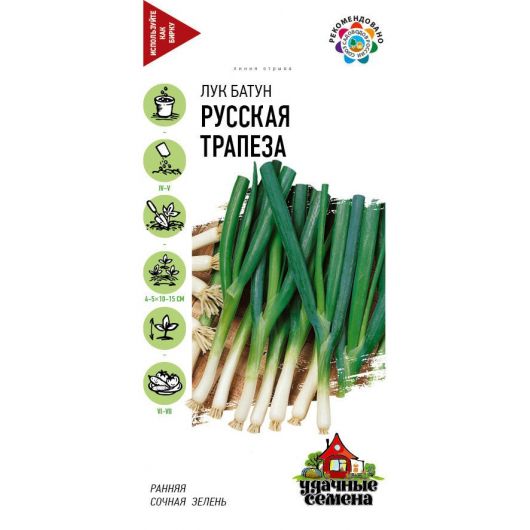 Лук батун Русская трапеза, на зелень 0,5 г Удачные семена