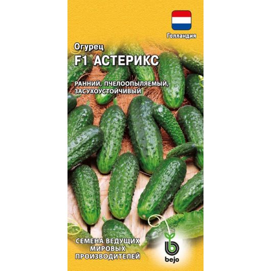 Огурец Астерикс F1 8 шт. (Голландия)