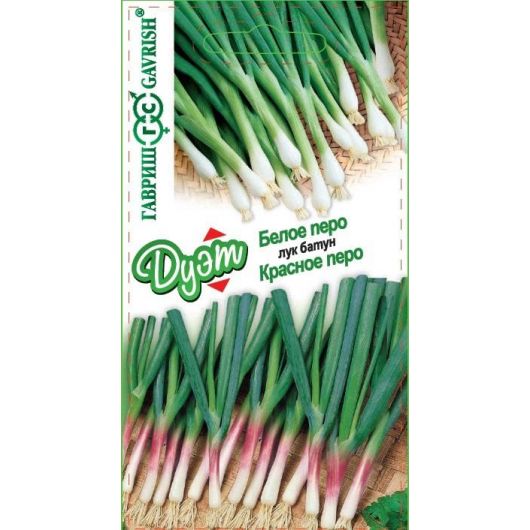 Лук на зелень Белое перо 0,5 г+Красное перо 0,5 г автор. серия Дуэт