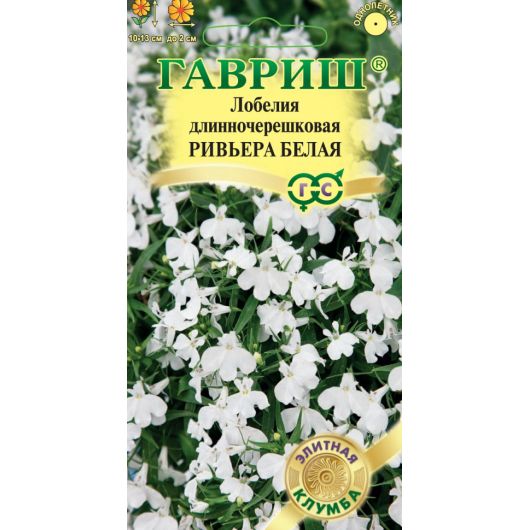 Лобелия Ривьера Белая  4 шт. пробирка сер. Элитная клумба