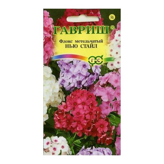 Флокс Нью Стайл, метельчатый,* смесь 0,1 г серия Устойчив к заморозкам!