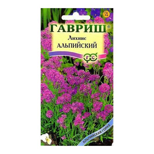 Лихнис альпийский (смолка)* 0,05 г серия Альпийская горка