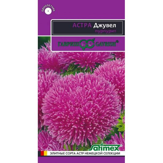 Астра Джувел Пурпурит, однолетняя (игольчато-коготковая)* 0,05 г серия Эксклюзив